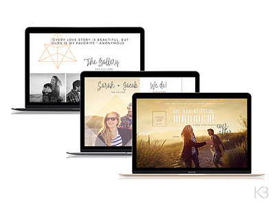 Modern Wedding Website Design