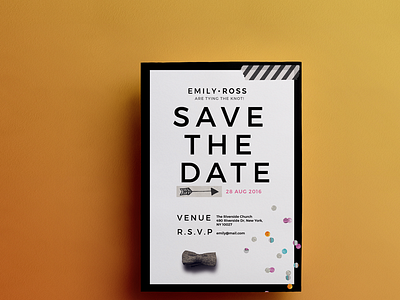 Modern | Minimal Save the date