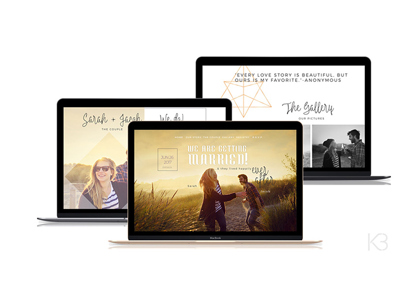 Wedding Website Theme invitation white black clean save the date savethedate invite wedding psd website