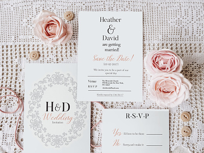 Wedding Save the date/RSVP