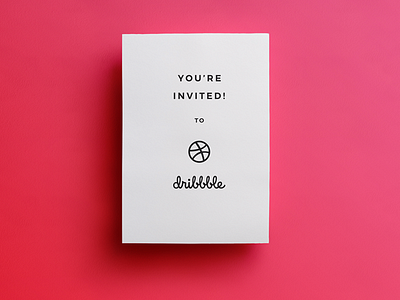 1 Dribbble Invite! designer draft draft day drafter dribbble invitation invite