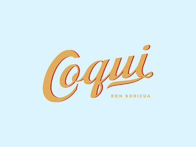 Coqui Logo brand and identity branding graphic hand lettering logo logotype packaging typography