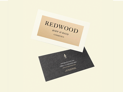 Redwood Business cards brand branding design graphic letterying logo logomark logotype print type typography