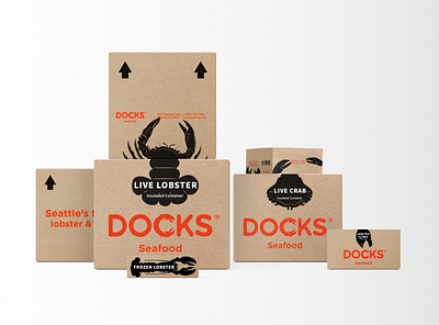Docks Packaging brand identity custom design icon illustration lettering logo packagingdesign typography