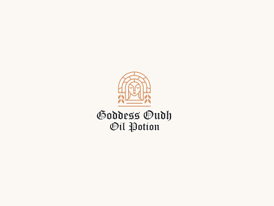 Goddess Oudh Oil Potion brand identity branding logo logo design