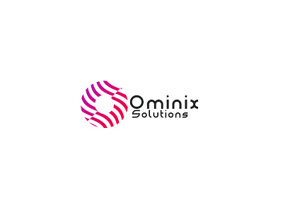 Ominix Solutions brand identity it company logo logo logo design