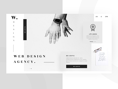 Web Design Agency Web site @uiux @webdesign @prototyping @uxui @web @prototyping @uxui @webdesign @prototyping branding design flat minimal ui ux web