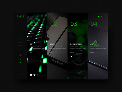 Razer Site (APP) UXUI Design