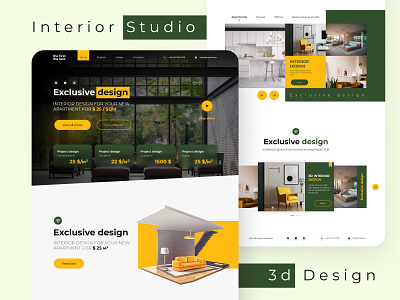 Interior Studio Website Design @uiux @webdesign @prototyping @uxui @web @prototyping @uxui @webdesign @prototyping design ui ux web