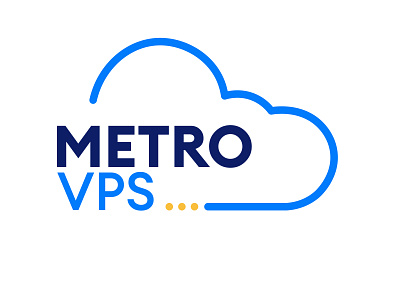 METRO VPS Logo design icon illustration logo logodesign minimal typography vector
