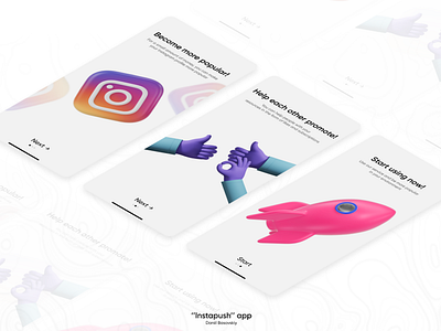 UI/UX Instapush app