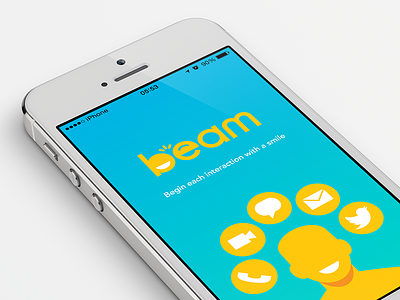 Beam App app beam branding ios iphone redesign ui ux