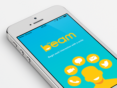 Beam App app beam branding ios iphone redesign ui ux