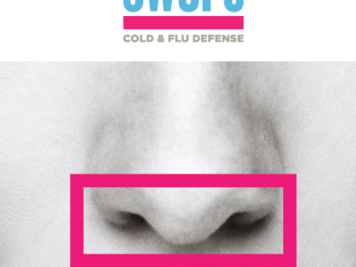 Nose shield branding cold flu