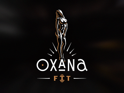 Oxana.fit branding deodamus deos id logo logotype sign деодамус деос лого