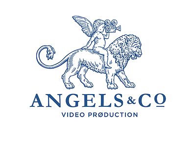 Angels & Co branding deodamus deos design illustration logo logotype sign деодамус деос