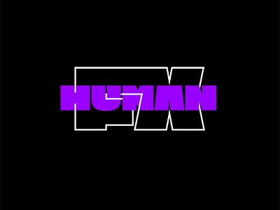 HUMAN FX branding deodamus deos lettering logo logotype typography деодамус деос лого