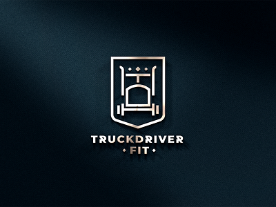 Truckdriver.fit branding deodamus deos id lettering logo logotype sign typography деодамус
