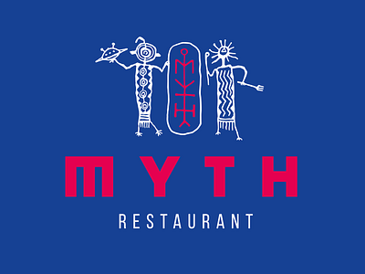 MYTH deodamus deos heraldy lettering logo logotype sign typography
