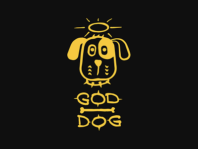 God Dog deodamus deos id label lettering logo logotype sign