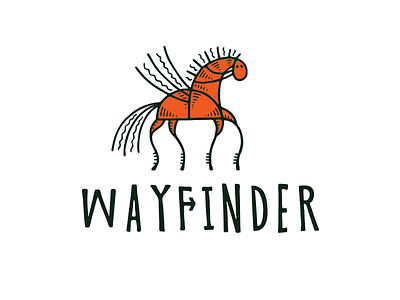 wayfinder deos logo pegasus wayfinfer