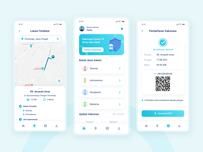 Vaccine Booking App app design graphic design ui ux