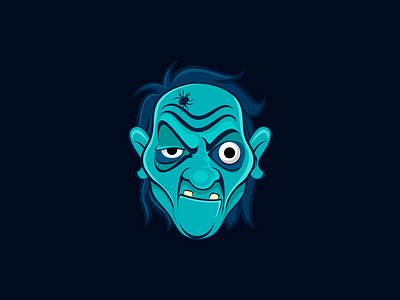 Angry Man Avatar Illustration Design angry man artwork avatar character design character illustration face illustration facial expressions halloween illustration design zombie