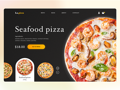 Pizza Restaurant app cart color concept dailyui delivery design desktop food logo pizza shop ui ux webdesign website