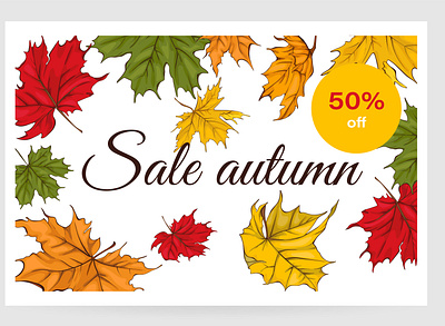 Card for sale with autumn leaves autumn autumn leaves card sale