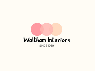 WALTHAM LOGO branding clean design design flat illustration ai adobe logo minimal