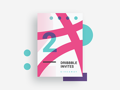 2x Dribbble Invites 2x dribbble giveaway invite invites