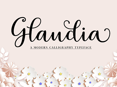 Glaudia Script branding branding design calligraphy calligraphy and lettering artist calligraphy font card lovely font modern modern design wedding wedding card