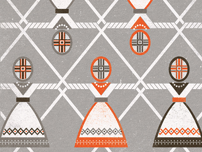 Significant Figures - Motanka design doll family illustration motanka pattern symbolism ukraine