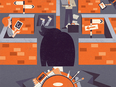 Report - The Careers Maze careers cover editorial education illustration magazine maze school student