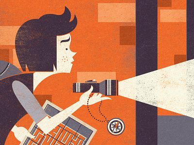 Report - The Careers Maze careers editorial illustration magazine maze school student