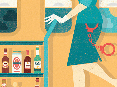 Club Life Magazine - Floozing alcohol design drink editorial floozing flying holiday illustration magazine travel vacation