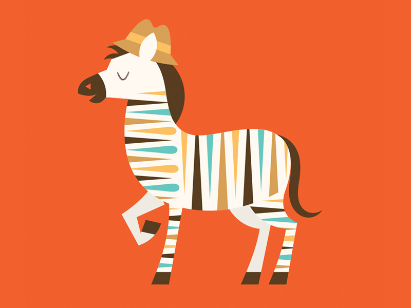 Animal Alphabet - Zebra by Zara Picken on Dribbble