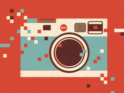 Glitch - Part II art camera design illustration pixel retro technology texture zara picken