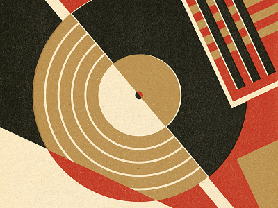Bauhausmusic - Part II abstract bauhaus conceptual illustration music poster record vinyl
