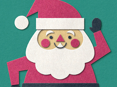 Crafty Santa (Fuzzy Felt)