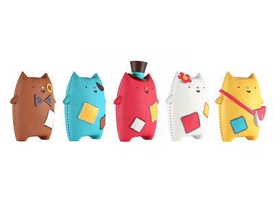 Oddcats! 3D Sculptures 3d design 3d printed 3d sculpting animation animation design brand cats character design cute design illustration kawaii kids licensing oddcats toy design toys