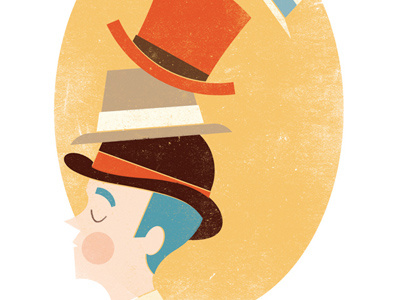 Flow magazine - Find What You're Looking For editorial hats illustration magazine philosophy retro