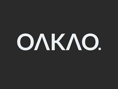 Logo Design for OAKAO daily dailylogo dailylogochallenge logo logo inspirations logodesign logomark logomarks logos logotype logotype design vector wordmark
