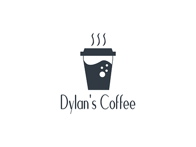Logo Design-Dylan's Coffee branding coffee coffee cup coffee shop dailylogochallenge icon illustration logo logo design logodesign logomark logotype vector