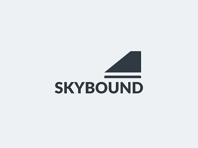 Logo Design-Skybound airline logo brand identity branding dailylogochallenge icon logo logo design logodesign logomark logotype skybound vector wordmark wordmark logo