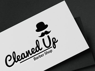 Logo design-Cleaned Up barber logo barber shop brand brand design brand identity branding dailylogochallenge logo logo design logodesign logomark logotype vector