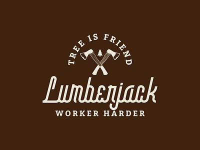 Lumberjack Logos bold brand brand design branding design illustration lettering logo logo design logodesign logotype typogaphy typographic typography