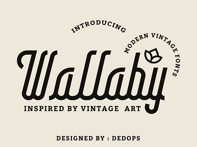 Wallaby fonts