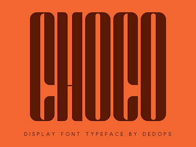 Choco brand branding design illustration letter lettering letterpress letters logo logo design logotype typogaphy typographic typography