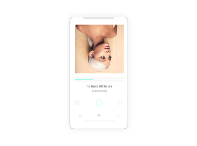 Music Player 100daychallenge app dailyui design minimal ui web